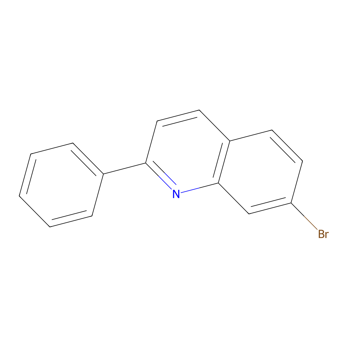 7-Bromo-2-phenylquinoline molecular structure, CAS 1203578-65-7
