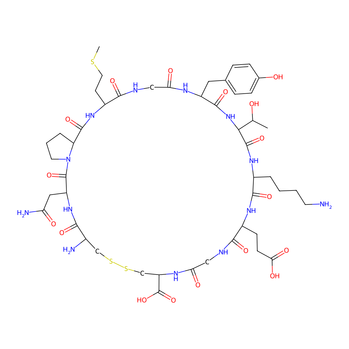 Cyclotraxin B molecular structure, CAS 1203586-72-4