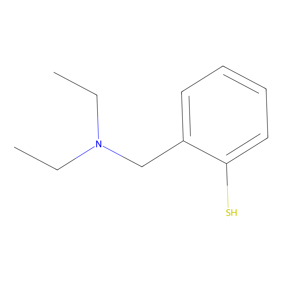 2-[(Diethylamino)methyl]thiophenol molecular structure, CAS 1203644-33-0