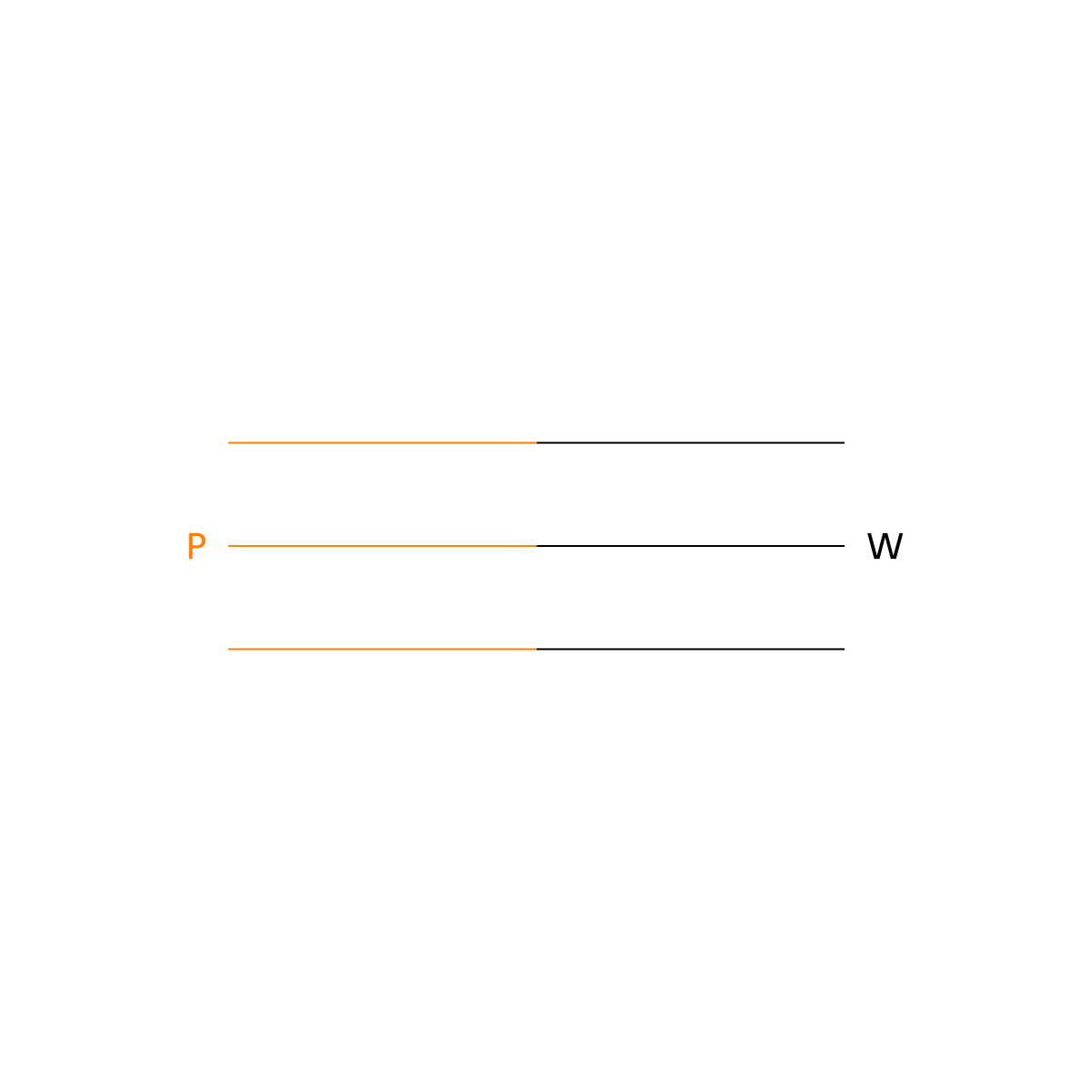 Tungsten phosphide (WP) molecular structure, CAS 12037-70-6