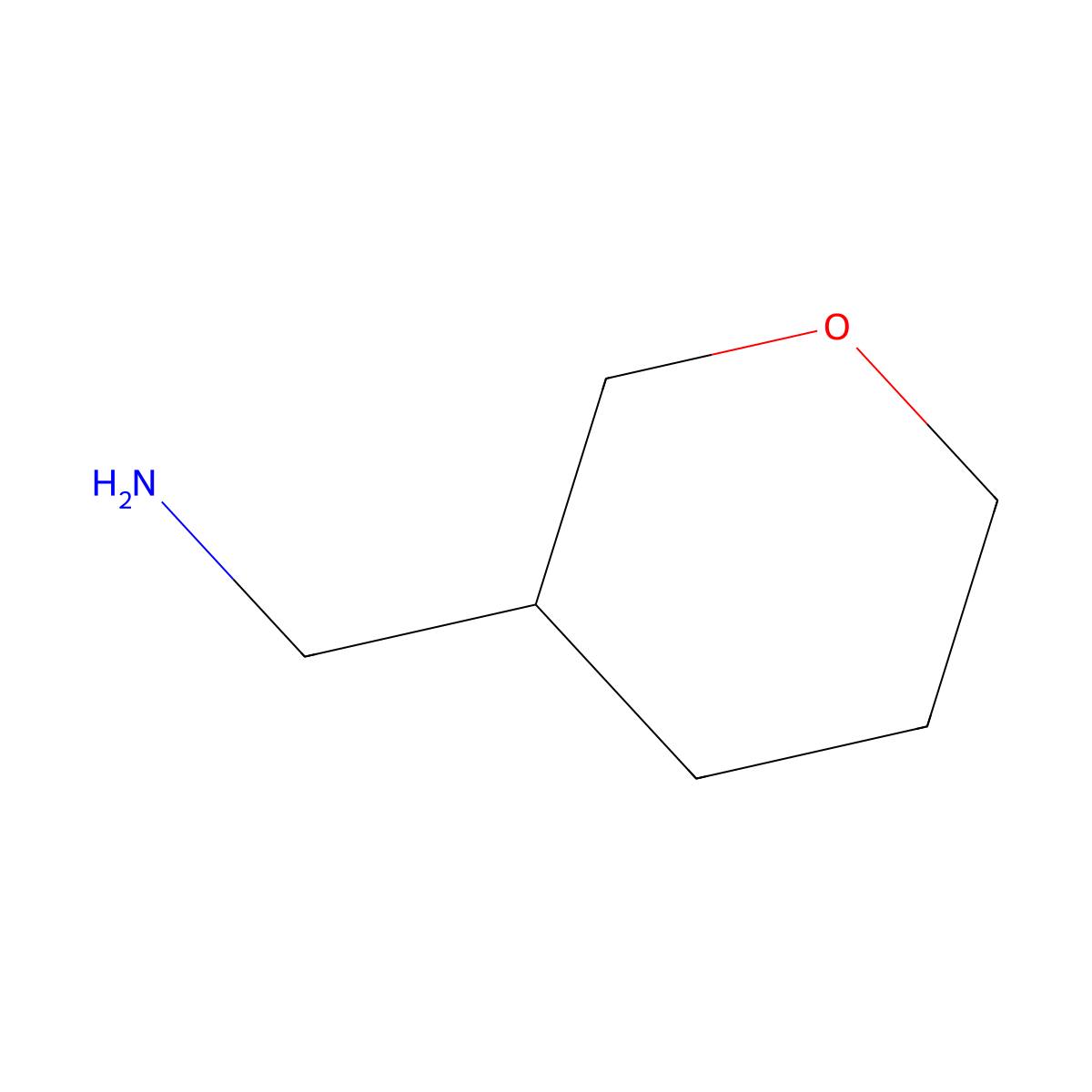 [(3S)-Tetrahydropyran-3-yl]methanamine molecular structure, CAS 1203706-83-5