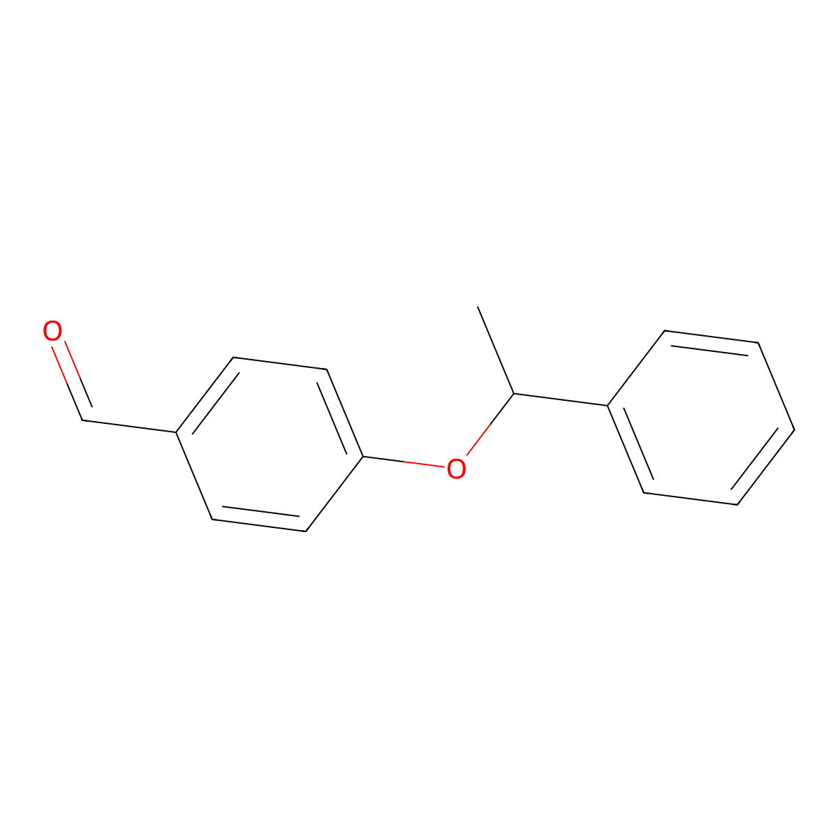 4-(1-Phenylethoxy)benzaldehyde molecular structure, CAS 120375-18-0