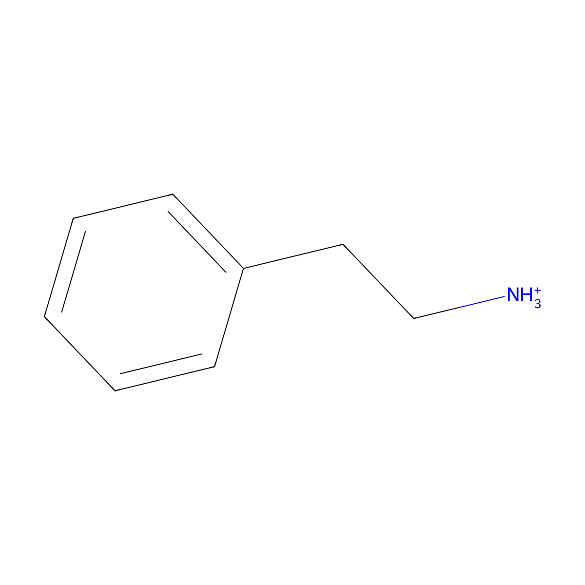 2-Phenylethanaminium molecular structure, CAS 120375-47-5