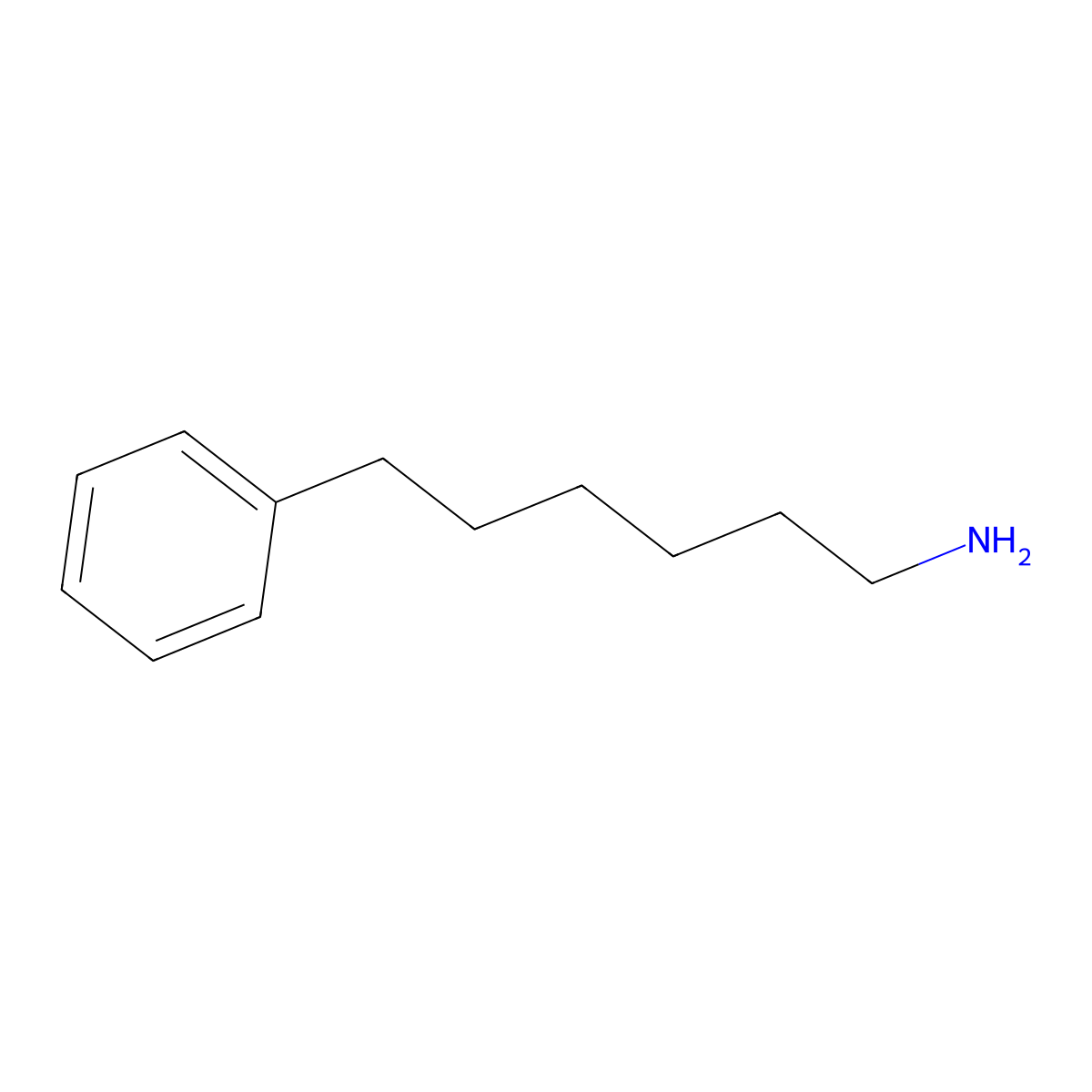 6-Phenylhexan-1-amine molecular structure, CAS 120375-57-7