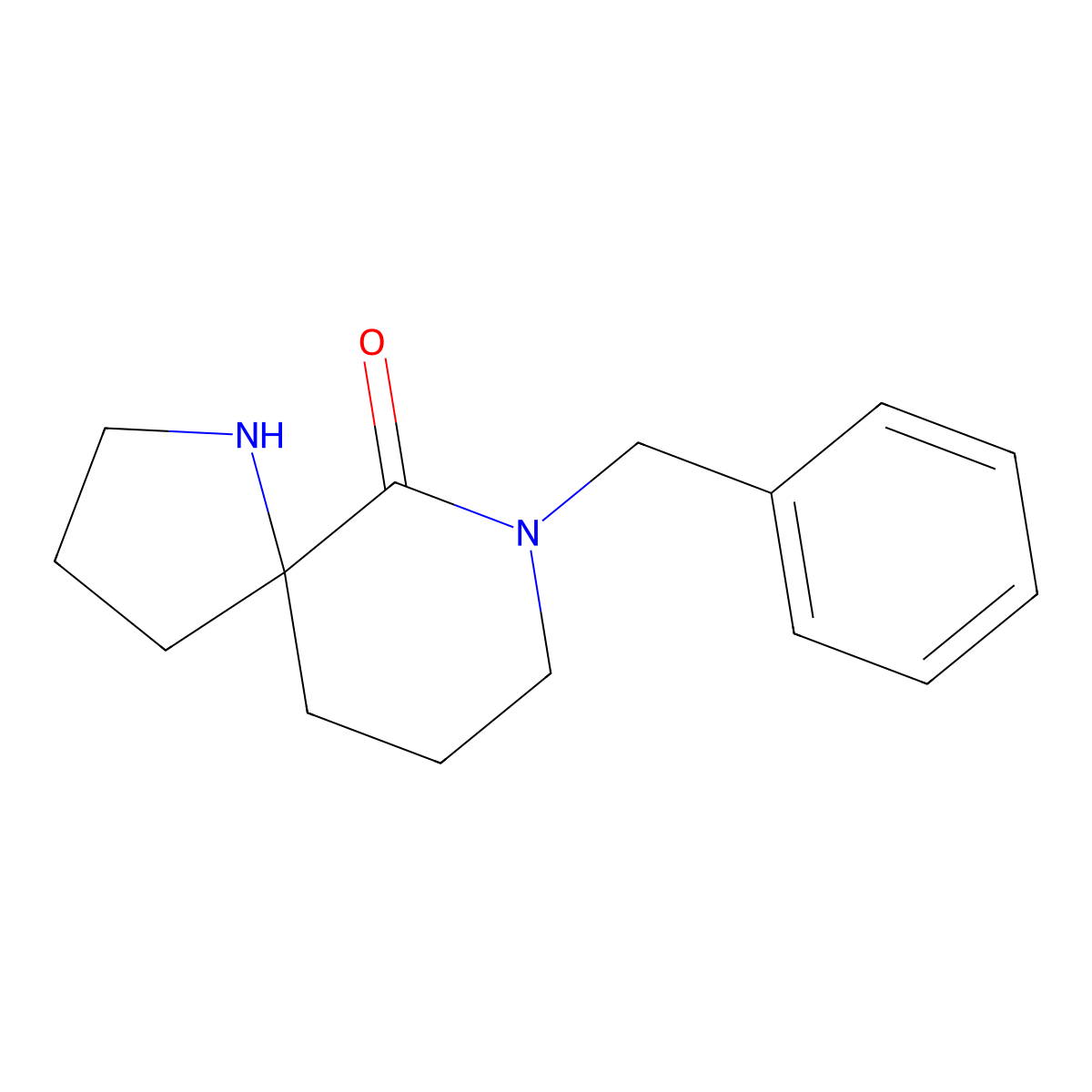 7-Benzyl-1,7-diazaspiro[4.5]decan-6-one molecular structure, CAS 1203798-01-9