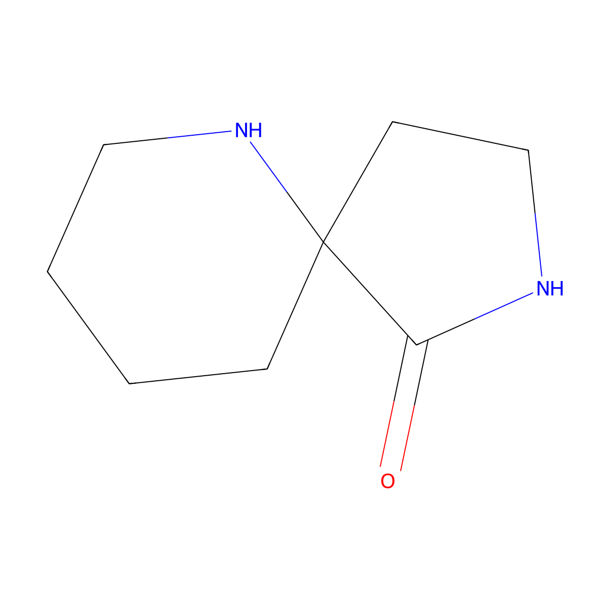 2,6-Diazaspiro[4.5]decan-1-one molecular structure, CAS 1203799-75-0