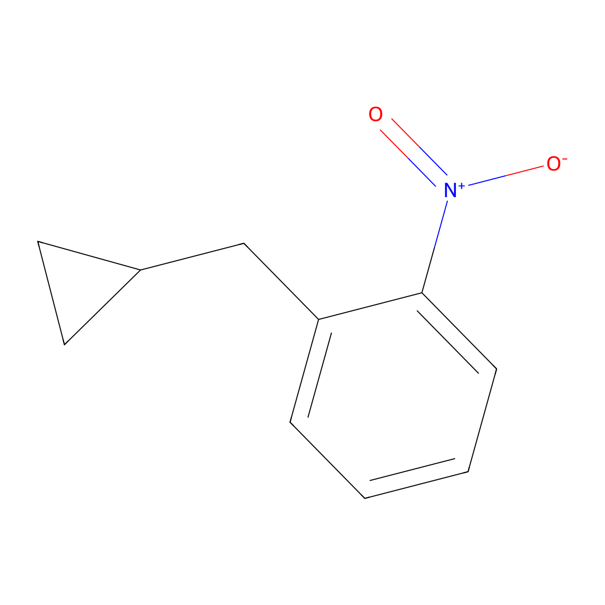 1-(Cyclopropylmethyl)-2-nitrobenzene molecular structure, CAS 120383-84-8