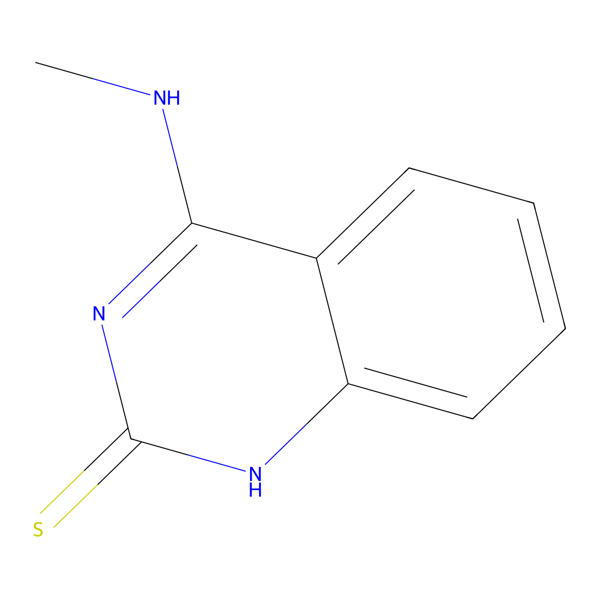 4-(Methylamino)quinazoline-2-thiol molecular structure, CAS 120394-10-7