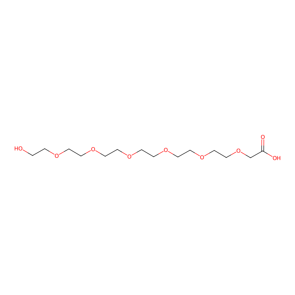 HO-Peg6-CH2cooh molecular structure, CAS 120394-66-3