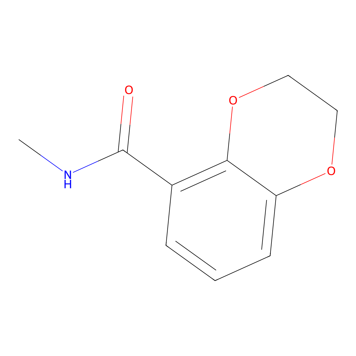 N-methyl-2,3-dihydro-1,4-benzodioxine-5-carboxamide molecular structure, CAS 1203954-92-0