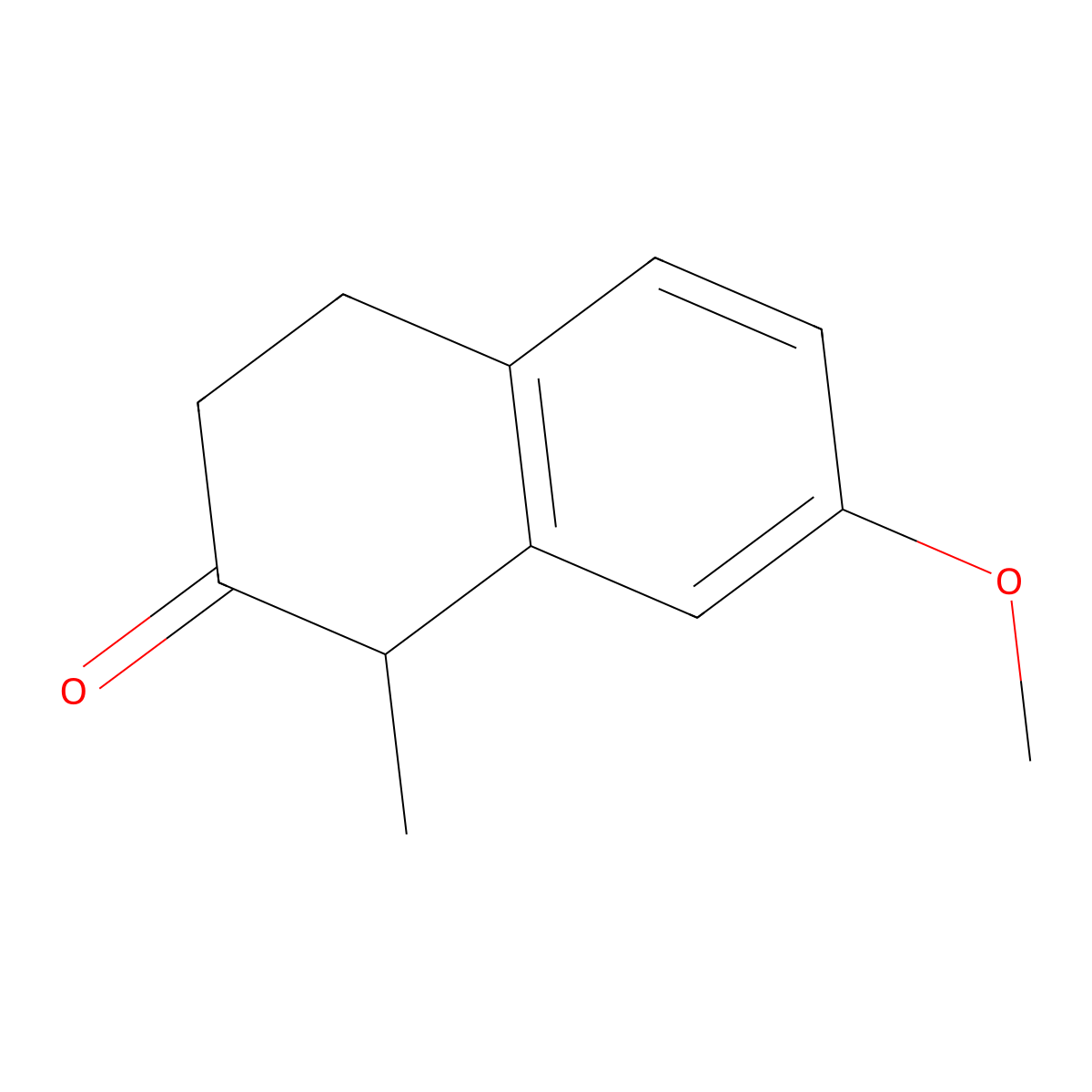 1-Methyl-7-methoxy-2-tetralone molecular structure, CAS 1204-23-5