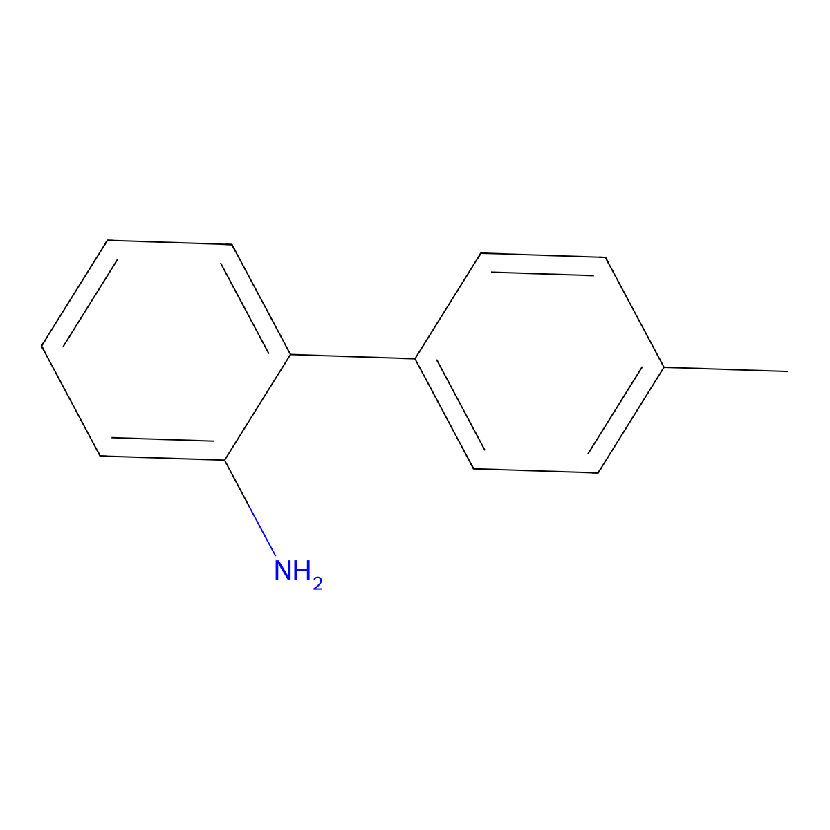 4'-Methyl-biphenyl-2-ylamine molecular structure, CAS 1204-43-9