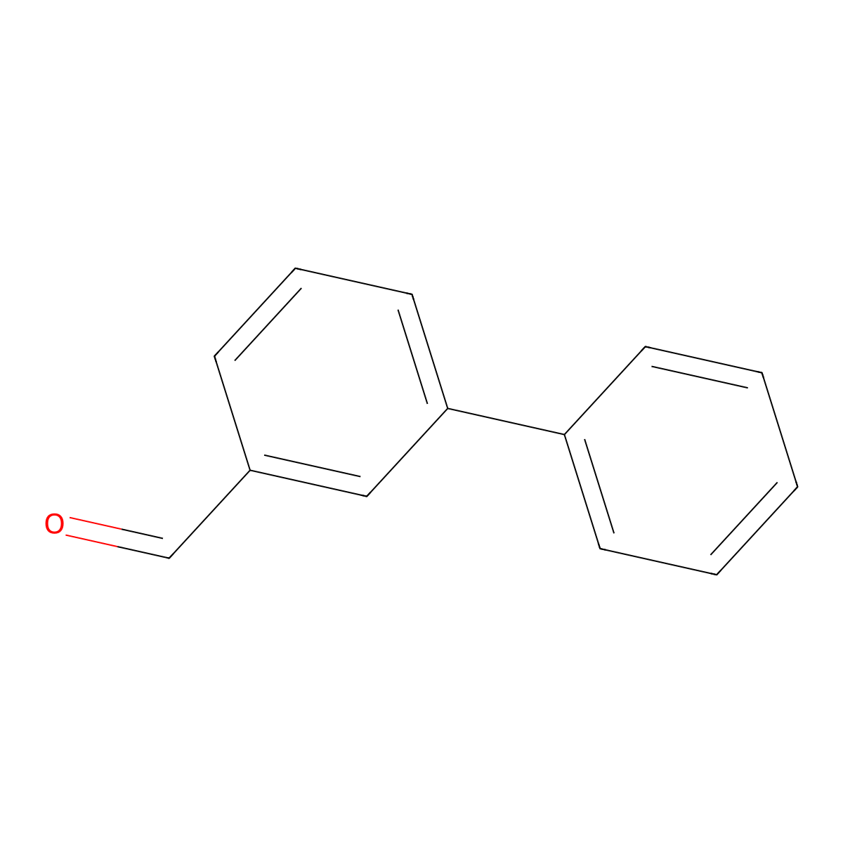 3-Phenylbenzaldehyde molecular structure, CAS 1204-60-0