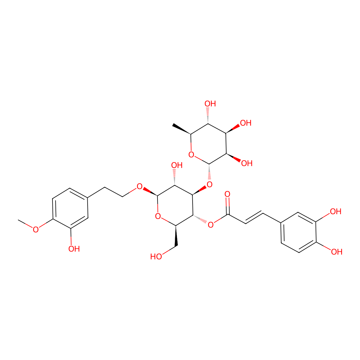 Jionoside D molecular structure, CAS 120406-34-0