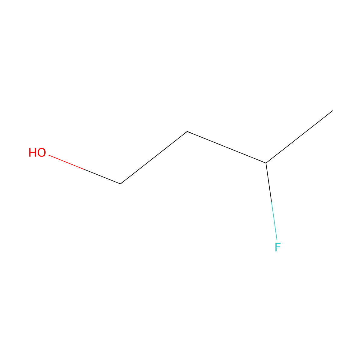 (3R)-3-fluorobutan-1-ol molecular structure, CAS 120406-57-7
