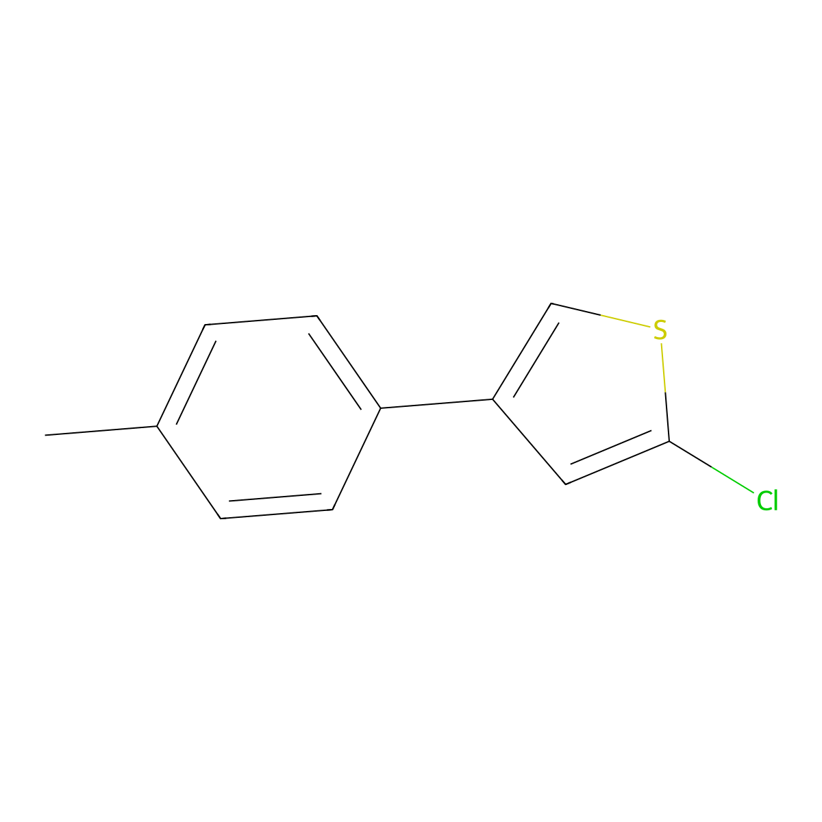 2-Chloro-4-(4-methylphenyl)thiophene molecular structure, CAS 120413-97-0