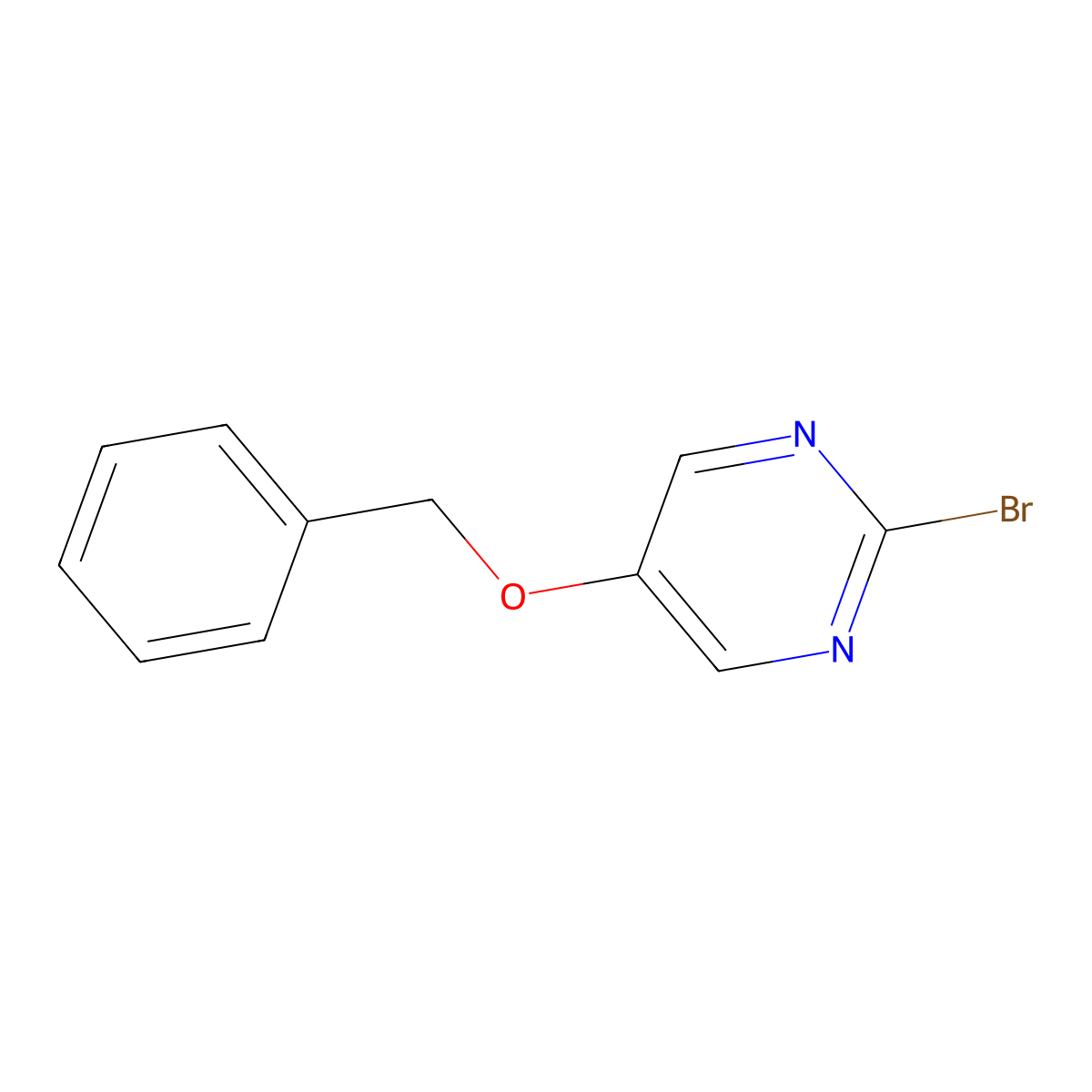 5-(Benzyloxy)-2-bromopyrimidine molecular structure, CAS 1204139-67-2