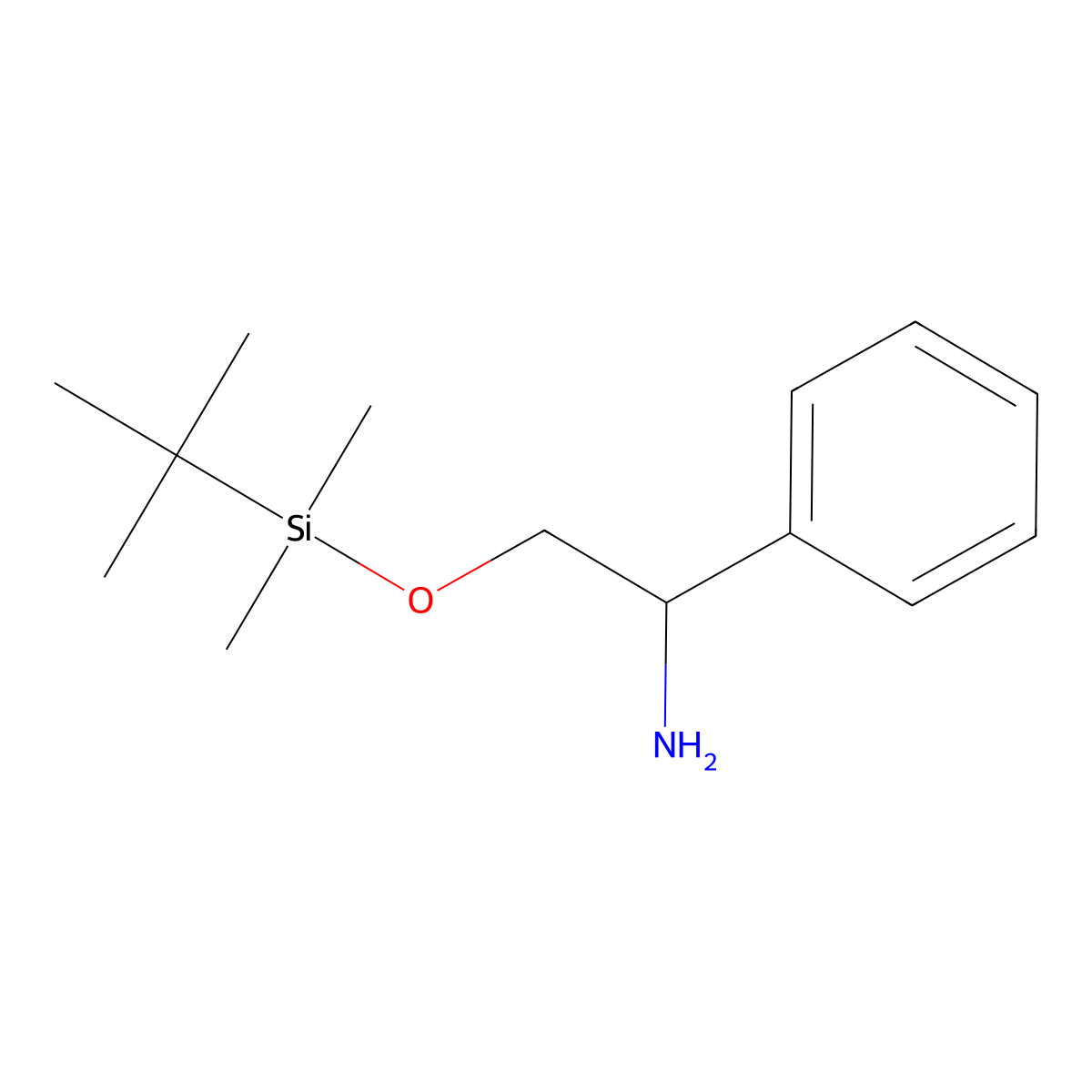 [(2S)-2-amino-2-phenylethoxy](tert-butyl)dimethylsilane molecular structure, CAS 120417-13-2