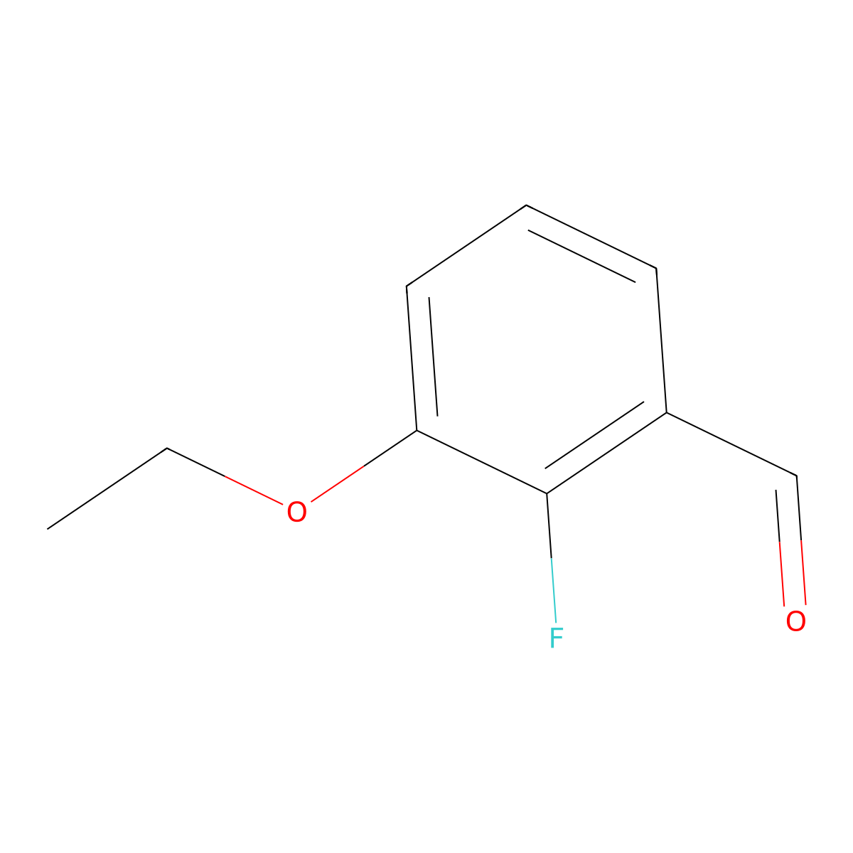 3-Ethoxy-2-fluorobenzaldehyde molecular structure, CAS 1204176-29-3
