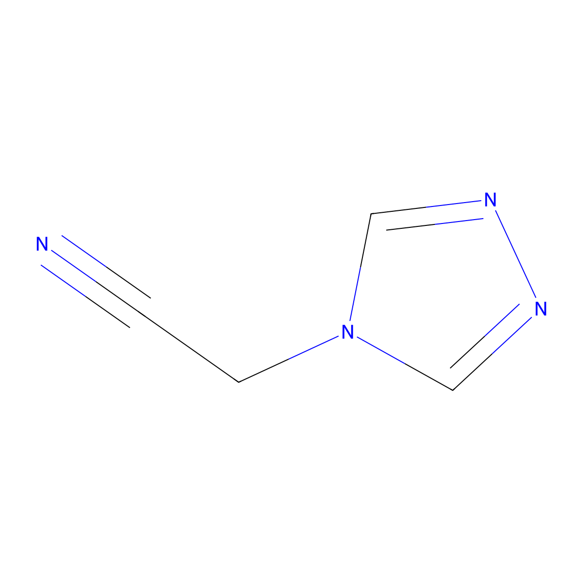 2-(4H-1,2,4-triazol-4-yl)acetonitrile molecular structure, CAS 1204193-90-7