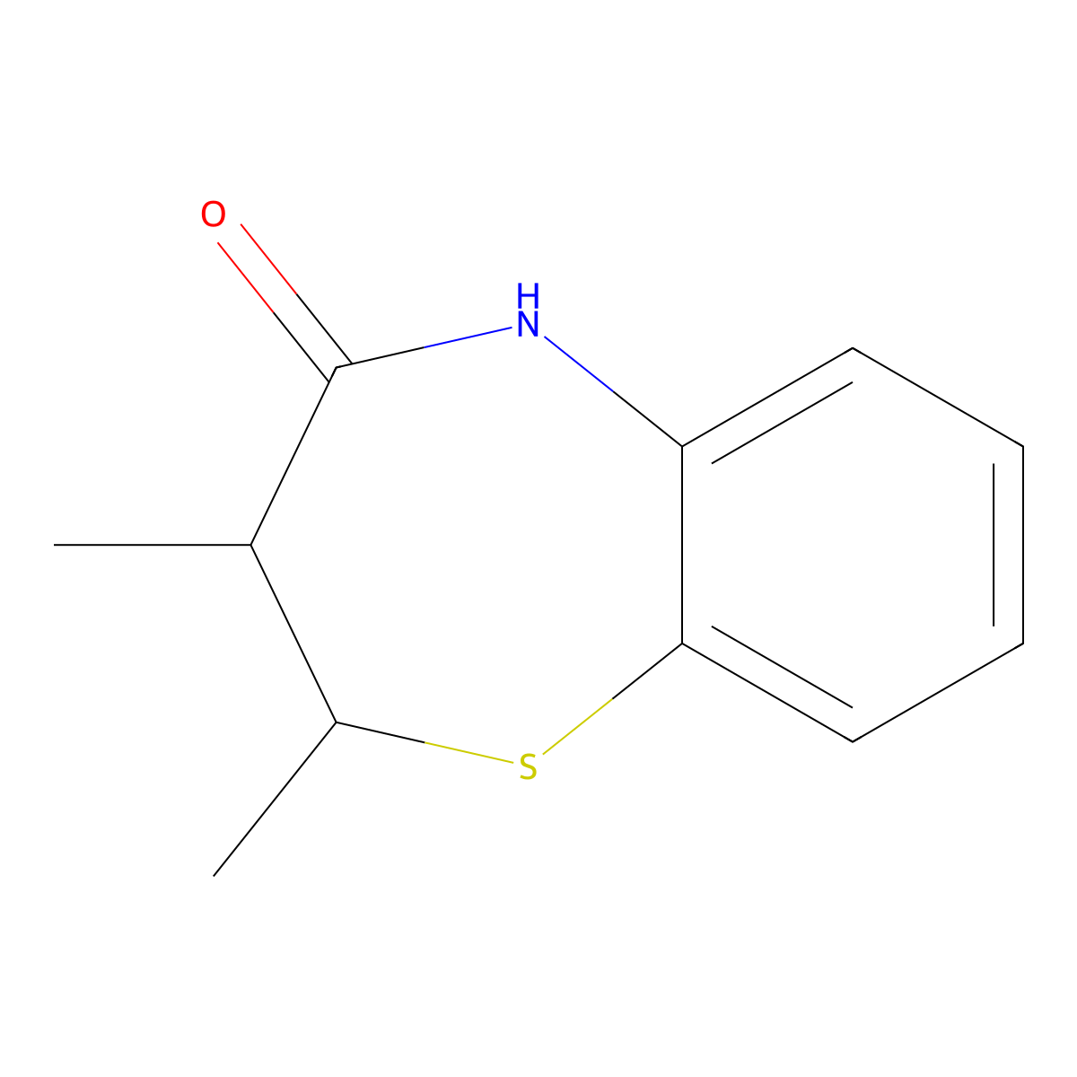 1,5-Benzothiazepin-4(5H)-one, 2,3-dihydro-2,3-dimethyl- molecular structure, CAS 120425-66-3