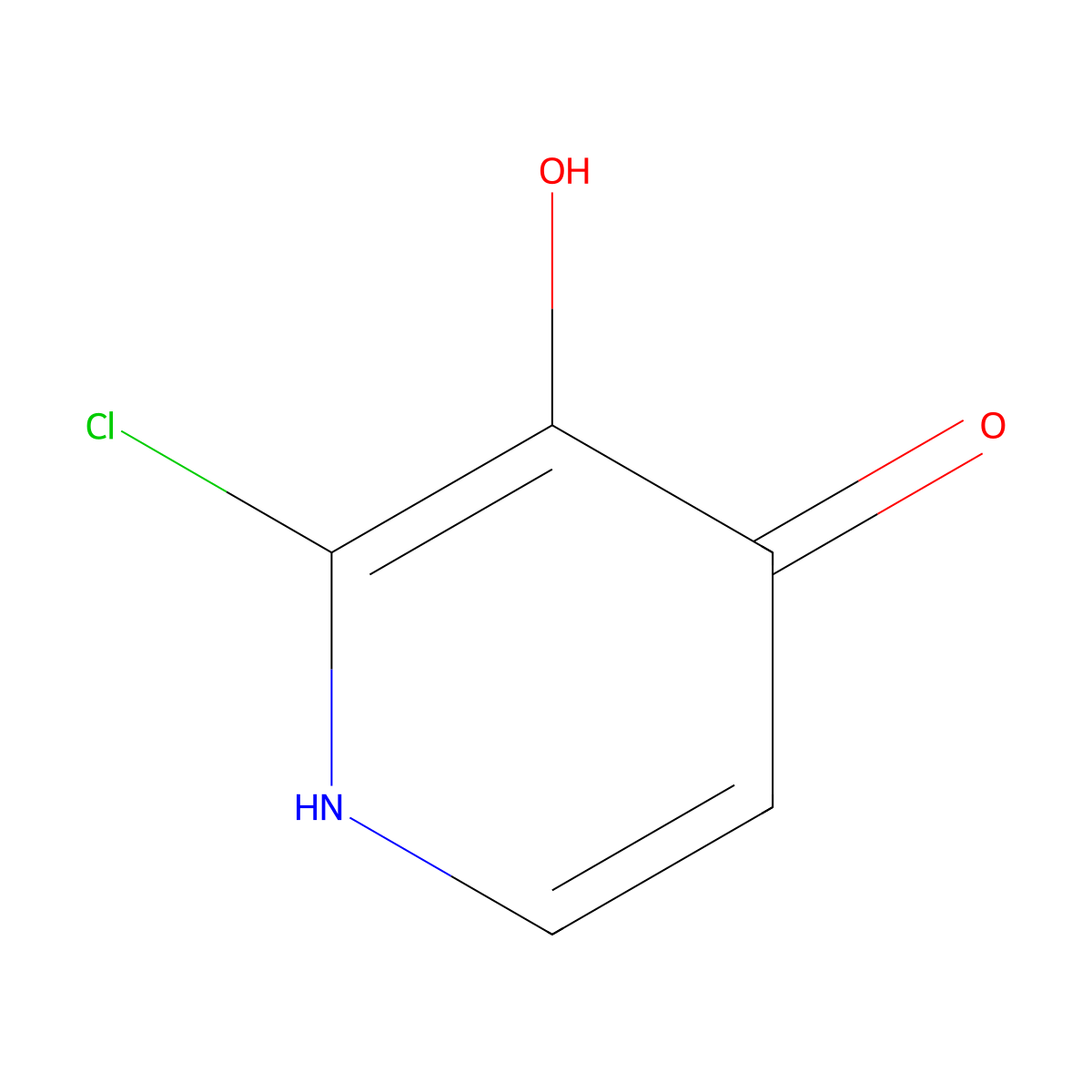 2-Chloropyridine-3,4-diol molecular structure, CAS 1204295-69-1