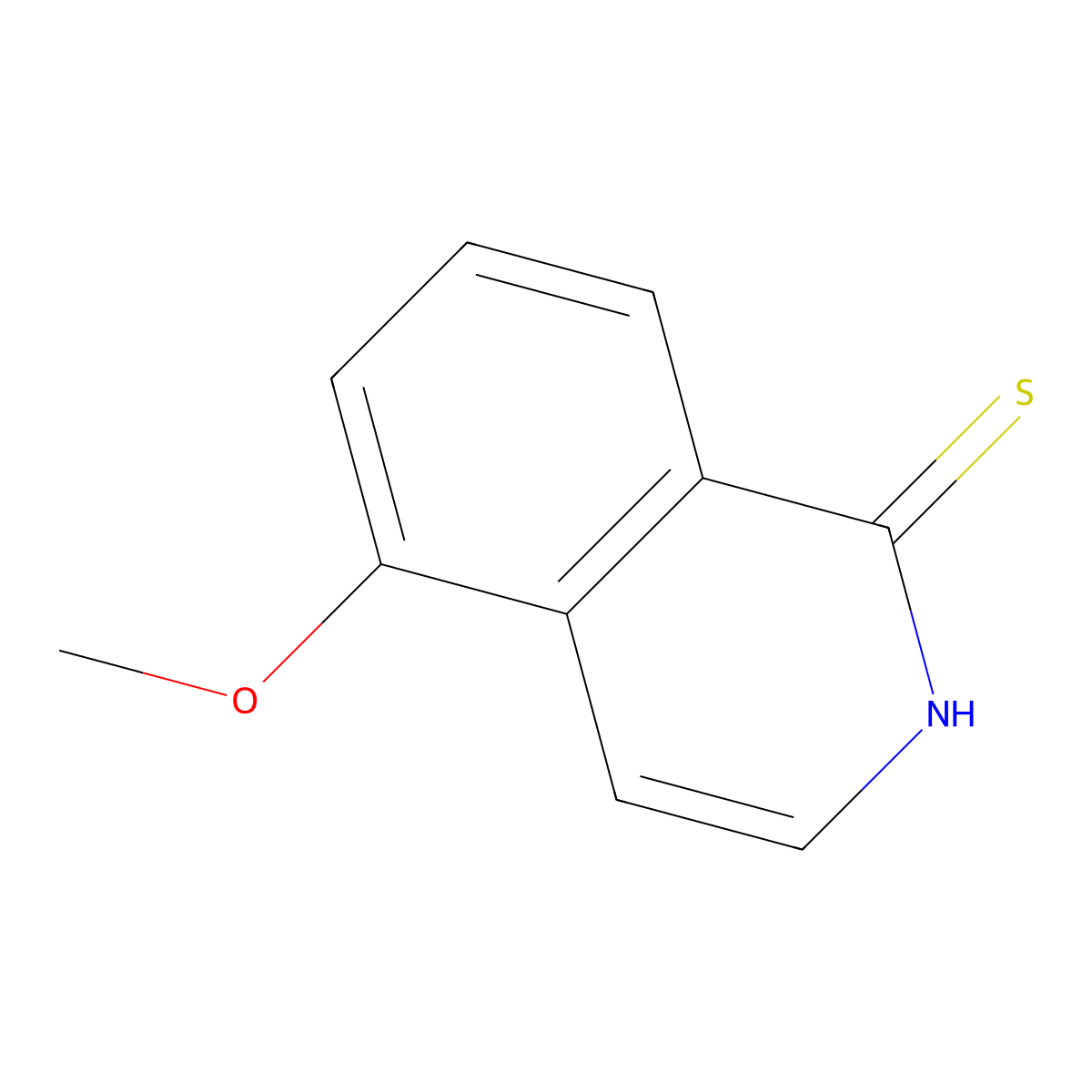 5-Methoxyisoquinoline-1-thiol molecular structure, CAS 1204296-52-5