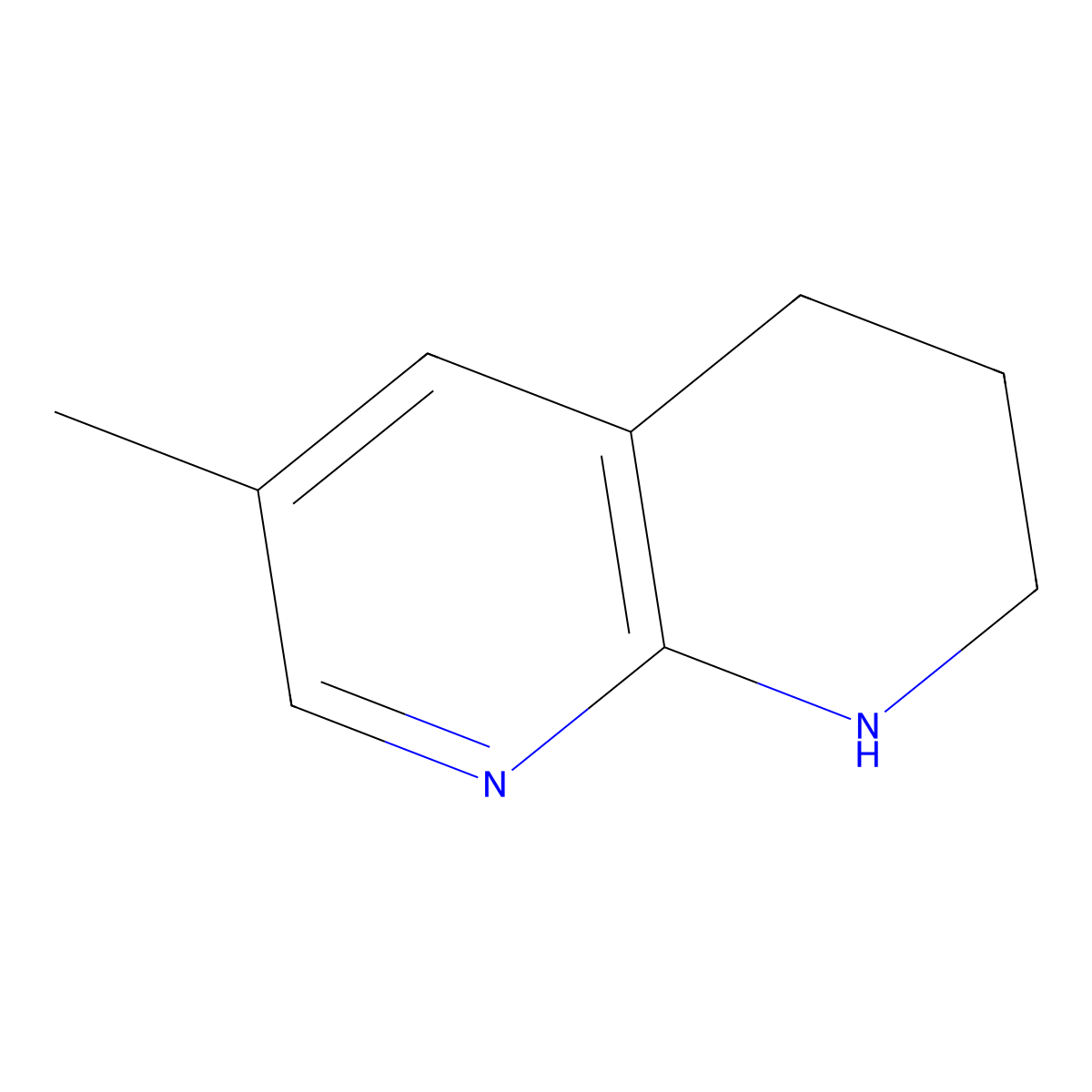 6-Methyl-1,2,3,4-tetrahydro-1,8-naphthyridine molecular structure, CAS 1204297-42-6