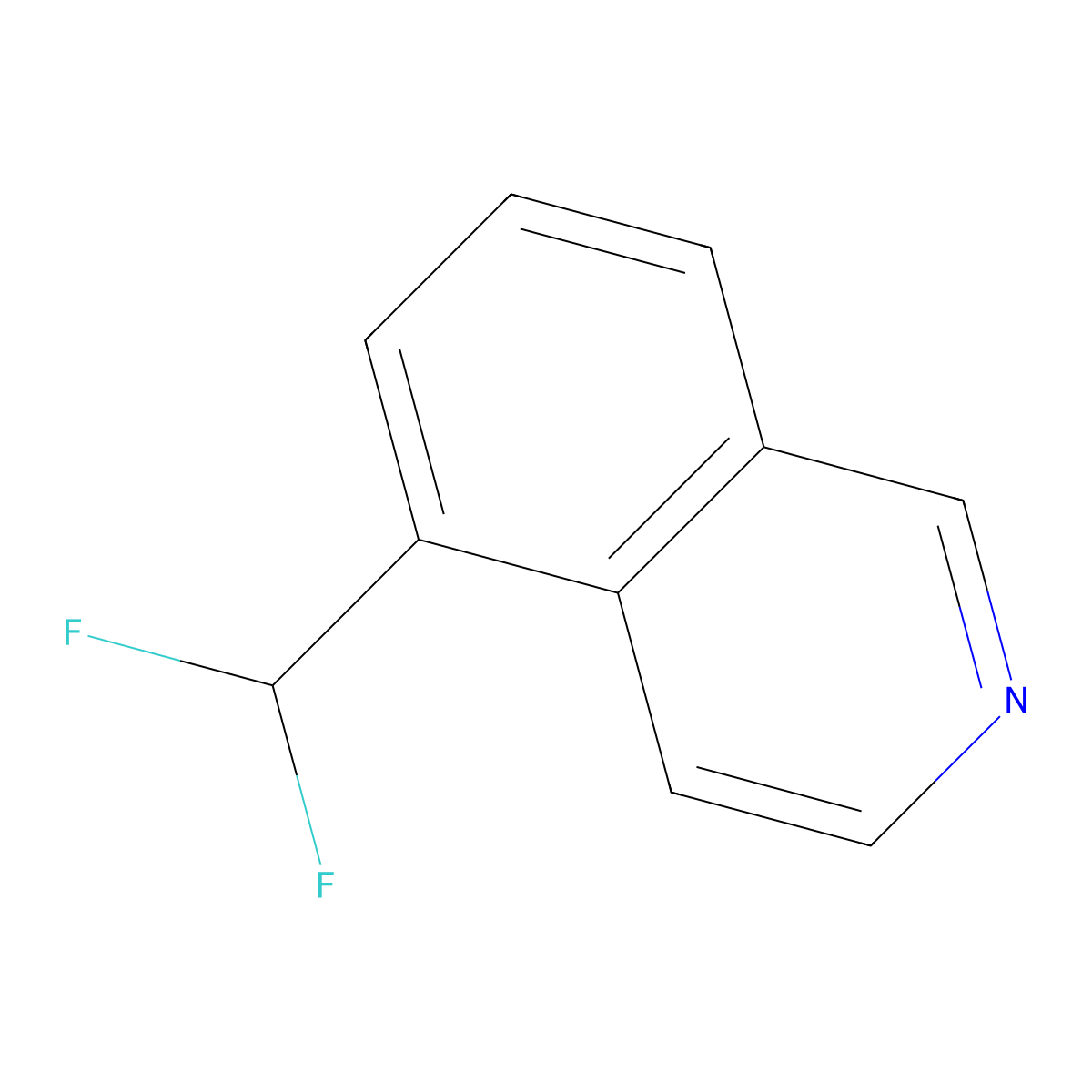5-(Difluoromethyl)isoquinoline molecular structure, CAS 1204298-57-6