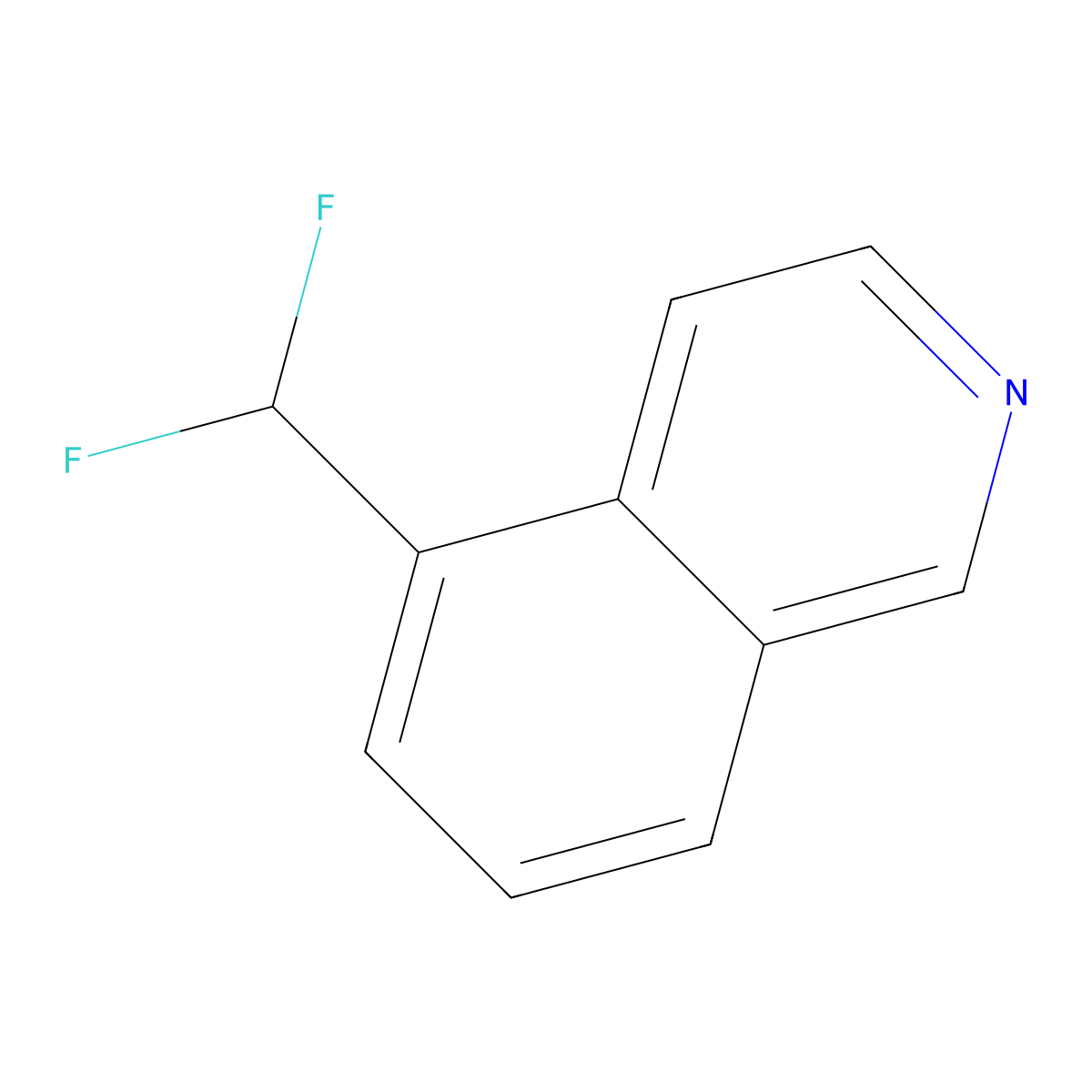 5-(Difluoromethyl)isoquinoline molecular structure, CAS 1204298-57-6