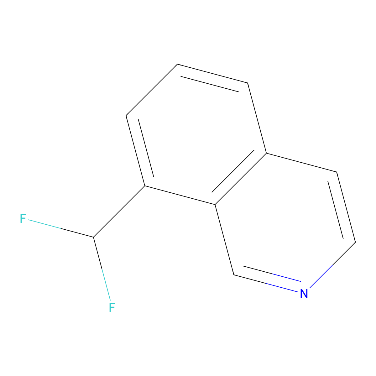 8-(Difluoromethyl)isoquinoline molecular structure, CAS 1204298-62-3
