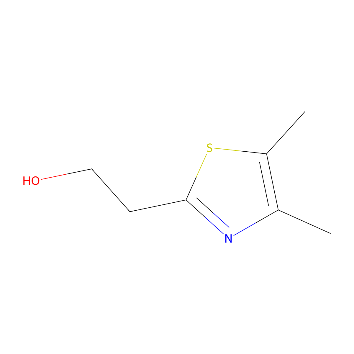 2-(Dimethyl-1,3-thiazol-2-yl)ethan-1-ol molecular structure, CAS 1204298-67-8