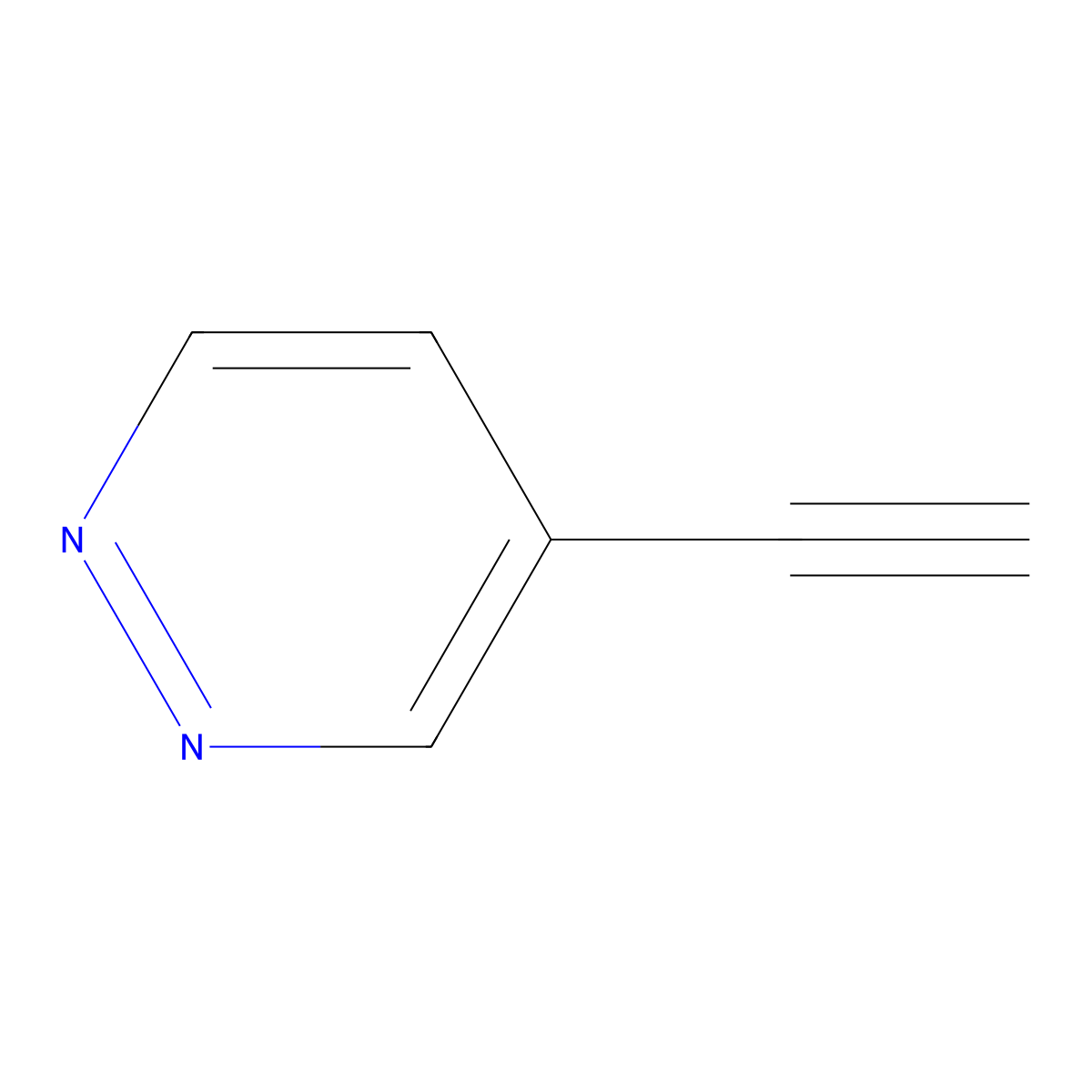 4-Ethynylpyridazine molecular structure, CAS 1204333-38-9
