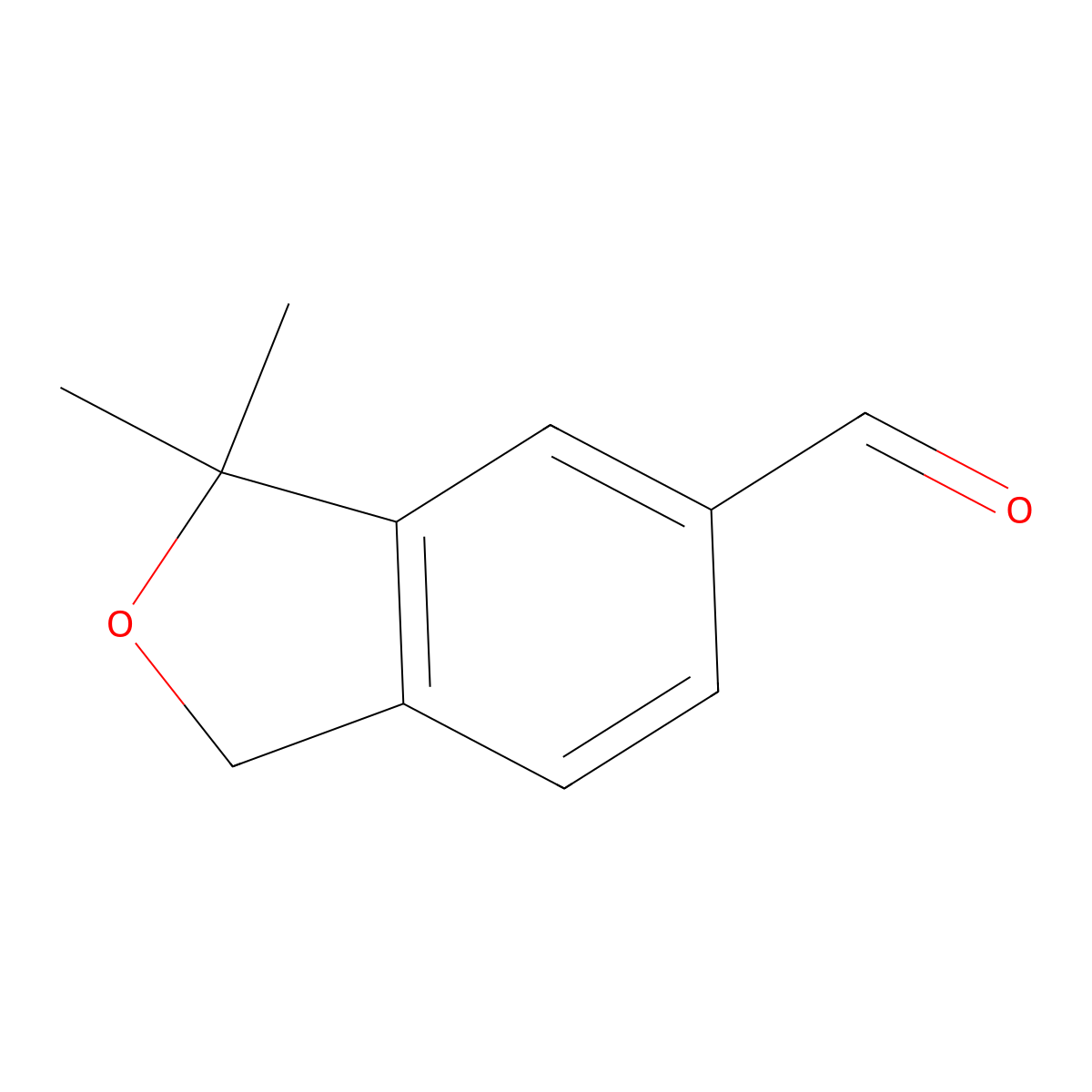 3,3-Dimethyl-1,3-dihydroisobenzofuran-5-carbaldehyde molecular structure, CAS 1204343-94-1