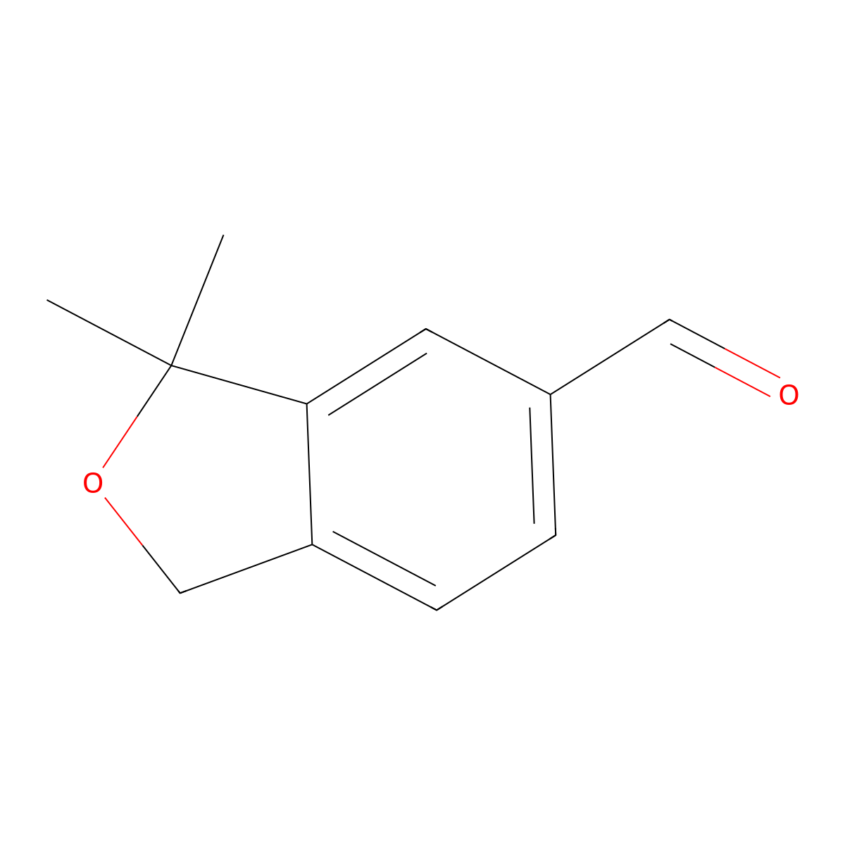 3,3-Dimethyl-1,3-dihydroisobenzofuran-5-carbaldehyde molecular structure, CAS 1204343-94-1