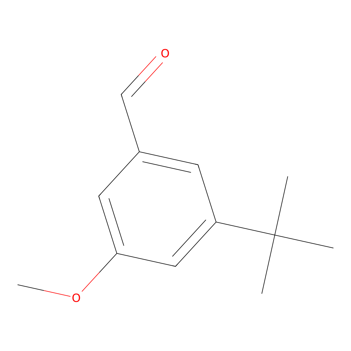 3-(Tert-butyl)-5-methoxybenzaldehyde molecular structure, CAS 1204344-49-9