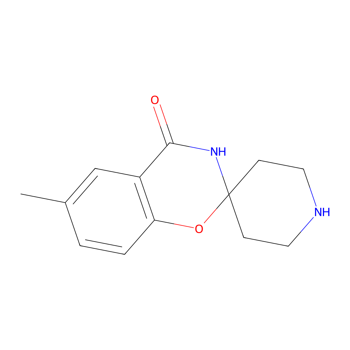 6-Methylspiro[benzo[e][1,3]oxazine-2,4'-piperidin]-4(3H)-one molecular structure, CAS 1204346-46-2