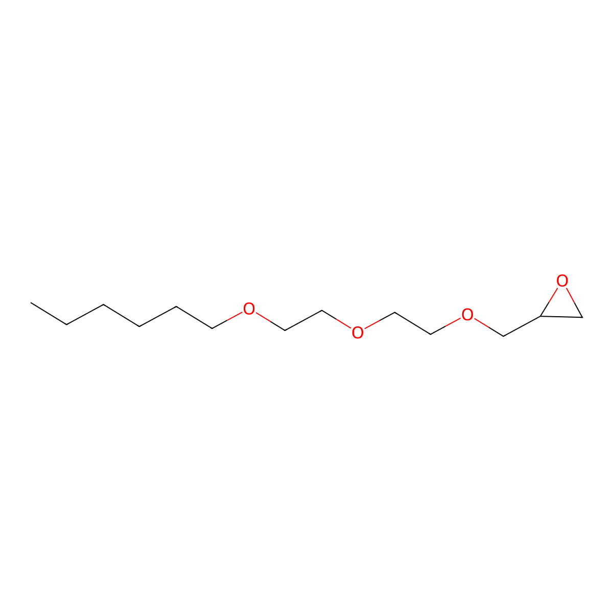 2-(2-Hexyloxyethoxy)-1-(oxiran-2-ylmethoxy)ethane molecular structure, CAS 120439-33-0