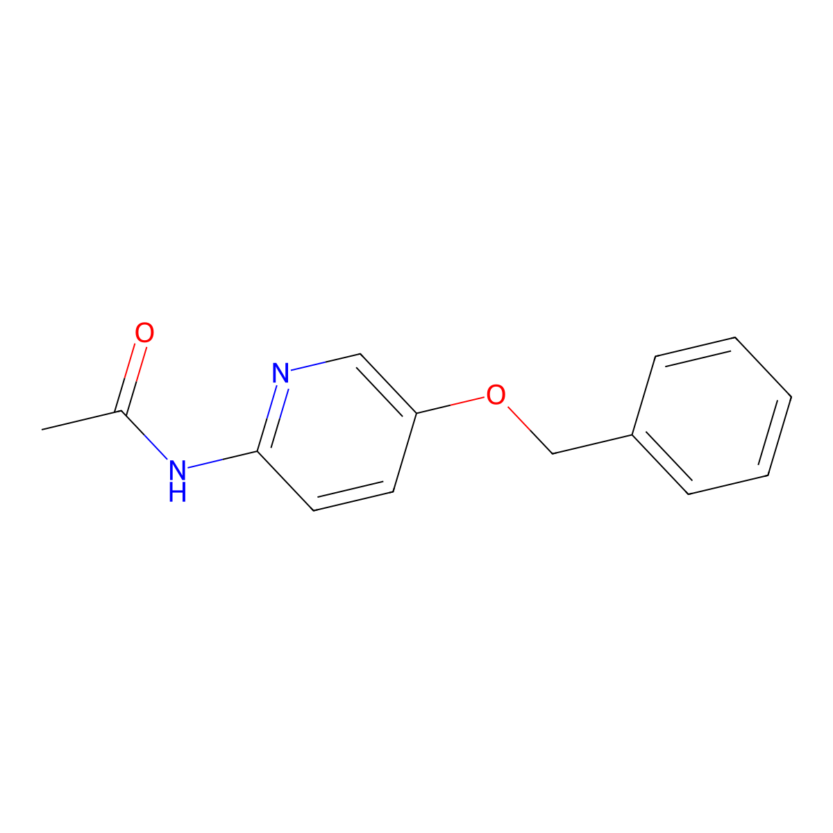 N-(5-(Benzyloxy)pyridin-2-yl)acetamide molecular structure, CAS 1204413-49-9