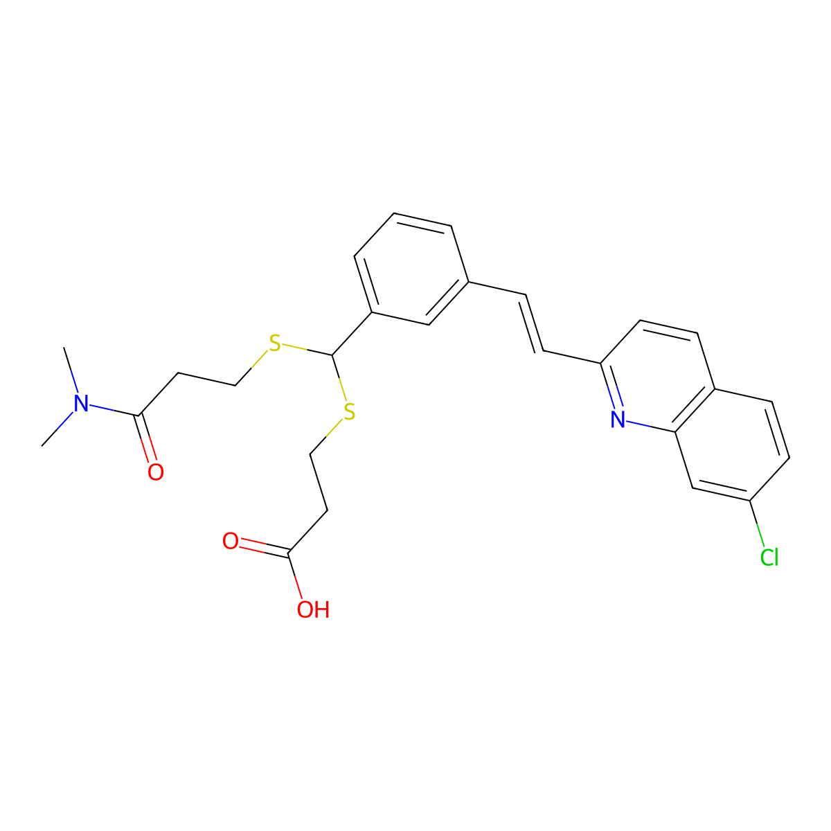Verlukast molecular structure, CAS 120443-16-5