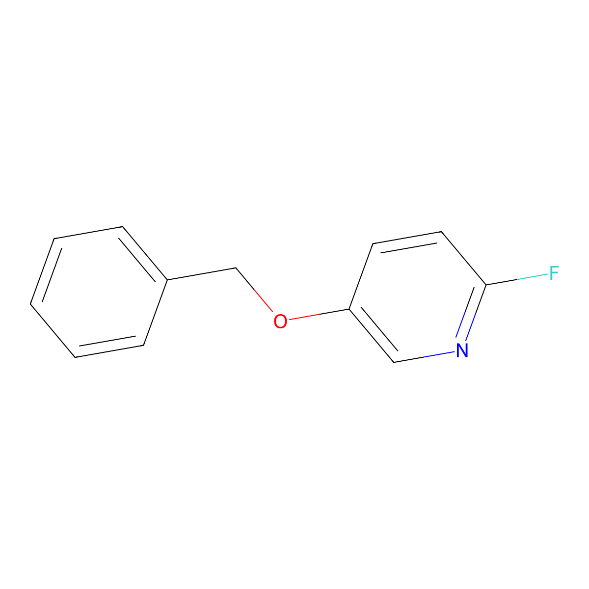 5-(Benzyloxy)-2-fluoropyridine molecular structure, CAS 1204483-95-3
