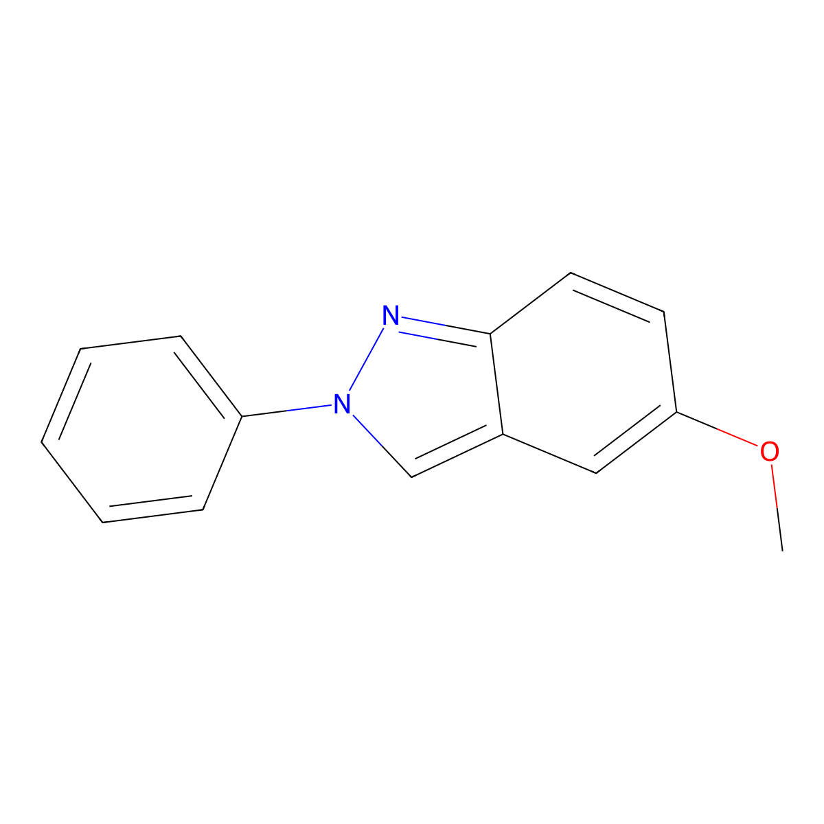 5-Methoxy-2-phenyl-2H-indazole molecular structure, CAS 120455-03-0
