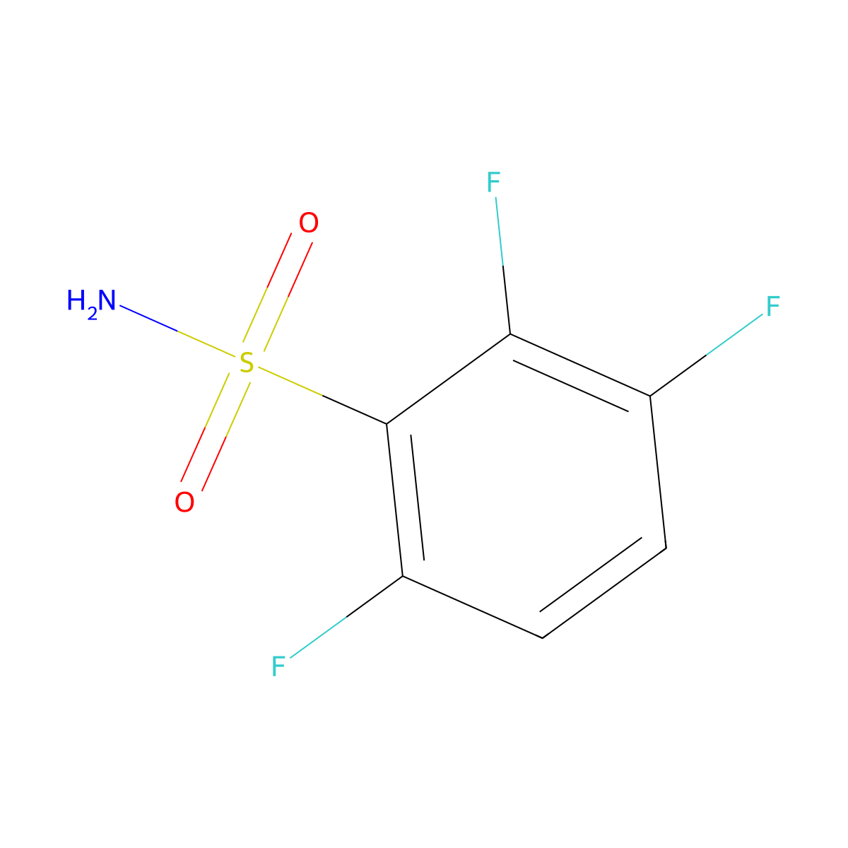 2,3,6-Trifluorobenzenesulfonamide molecular structure, CAS 1204574-42-4
