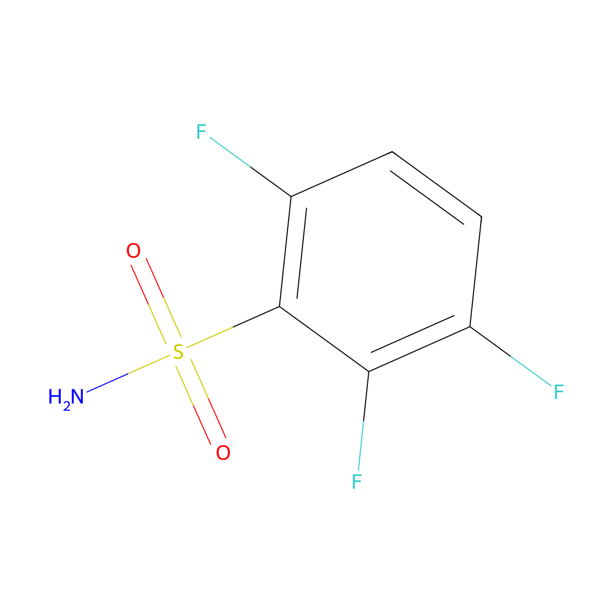 2,3,6-Trifluorobenzenesulfonamide molecular structure, CAS 1204574-42-4