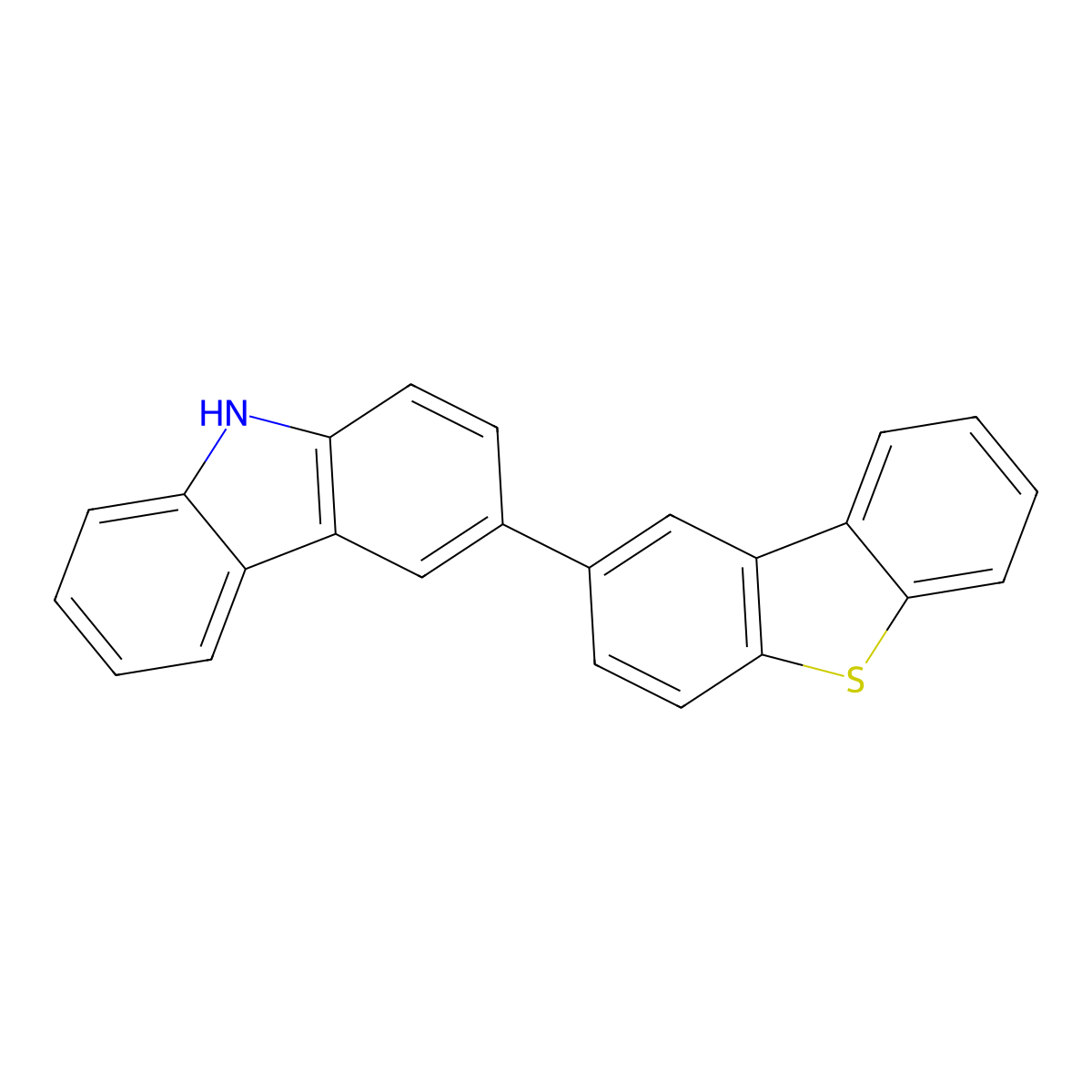 3-(Dibenzo[b,d]thiophen-2-yl)-9H-carbazole molecular structure, CAS 1204577-07-0