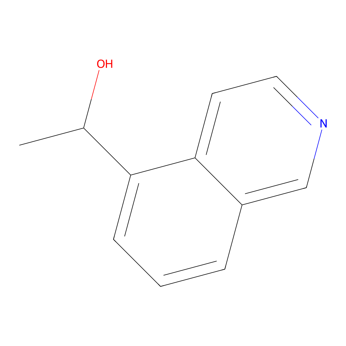 1-(Isoquinolin-5-yl)ethanol molecular structure, CAS 1204598-85-5