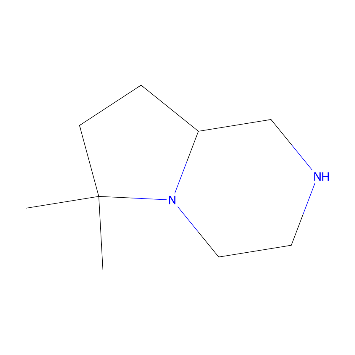 (S)-6,6-Dimethyloctahydropyrrolo[1,2-a]pyrazine molecular structure, CAS 1204602-94-7
