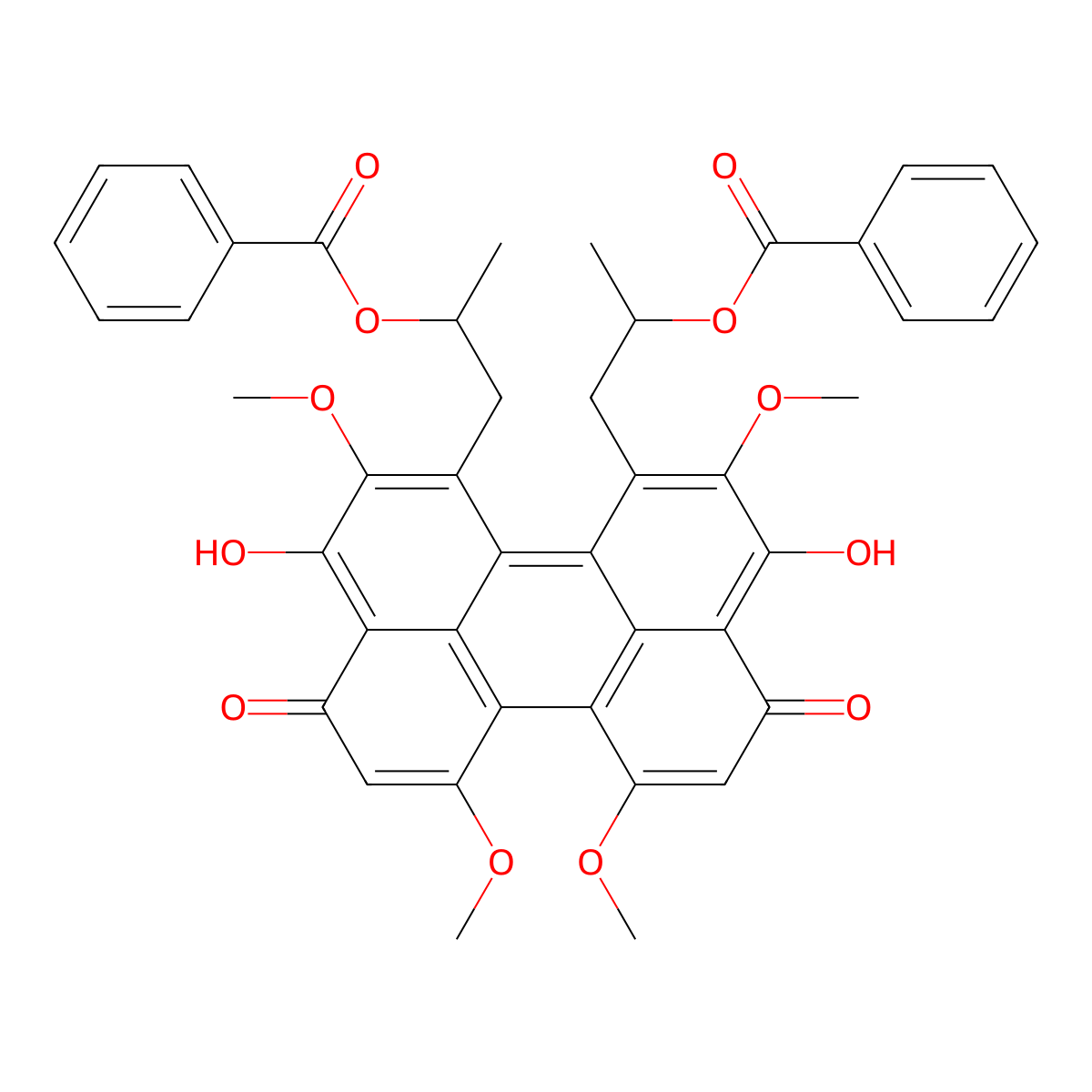 Calphostin A molecular structure, CAS 120461-92-9