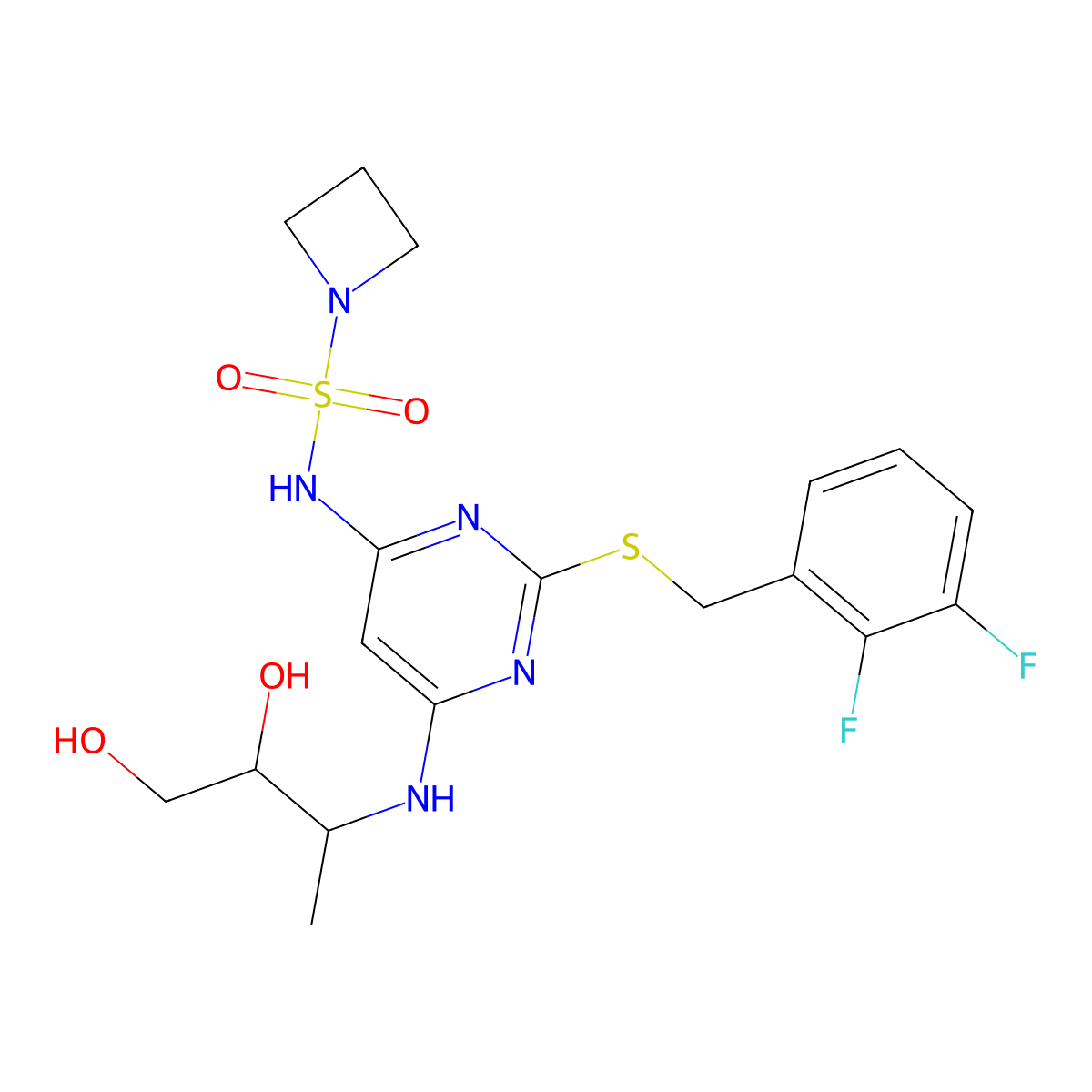Azd-5122 molecular structure, CAS 1204707-71-0