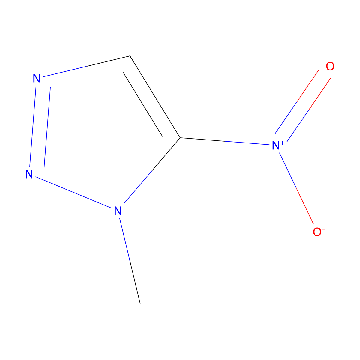 1-Methyl-5-nitro-1,2,3-triazole molecular structure, CAS 1204736-25-3